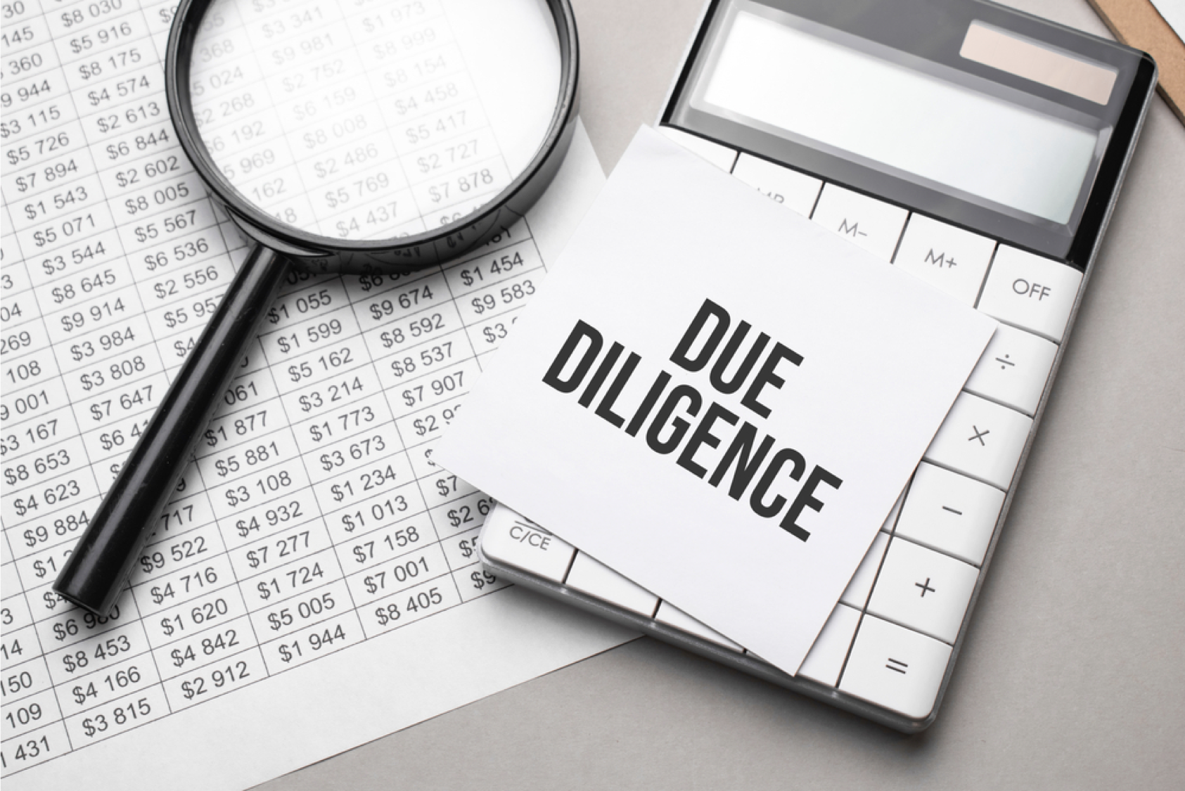 Financial and operational due diligence